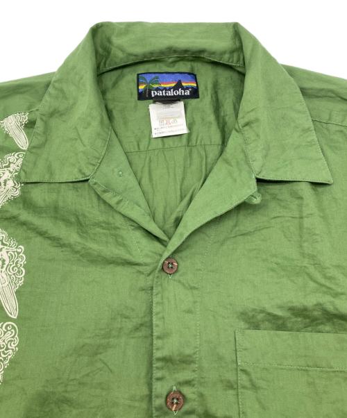 pataloha（パタロハ）pataloha (パタロハ) 半袖シャツ グリーン サイズ:Ｍの古着・服飾アイテム