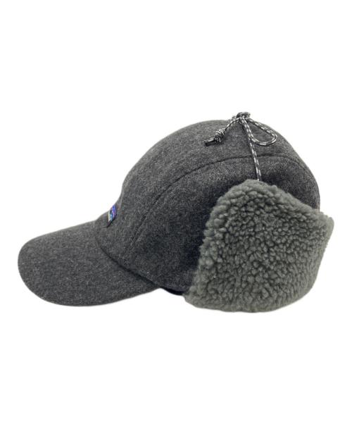 Patagonia（パタゴニア）Patagonia (パタゴニア) Recycled Wool earflap Cap グレー サイズ:Lの古着・服飾アイテム