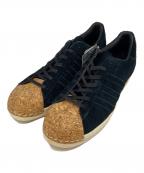 adidasアディダス）の古着「ローカットスニーカー/SEEULATER MITA」｜ネイビー×ブラウン