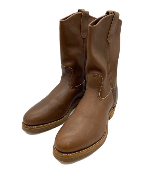 RED WING（レッドウィング）RED WING (レッドウィング) ペコスブーツ ブラウン サイズ:8Dの古着・服飾アイテム