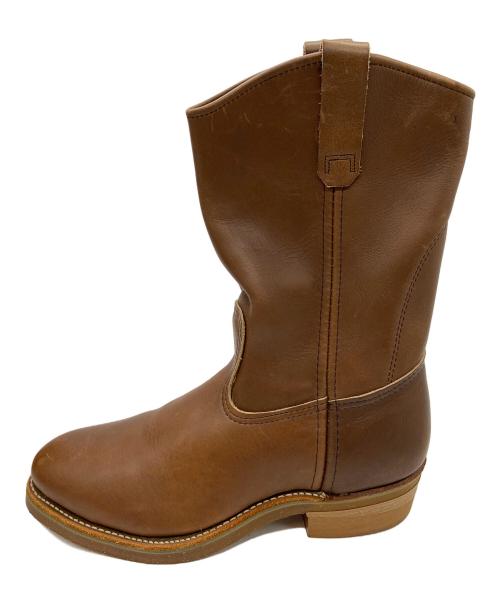 RED WING（レッドウィング）RED WING (レッドウィング) ペコスブーツ ブラウン サイズ:8Dの古着・服飾アイテム