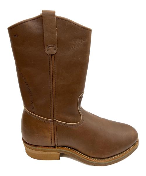 RED WING（レッドウィング）RED WING (レッドウィング) ペコスブーツ ブラウン サイズ:8Dの古着・服飾アイテム