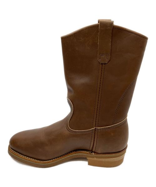 RED WING（レッドウィング）RED WING (レッドウィング) ペコスブーツ ブラウン サイズ:8Dの古着・服飾アイテム