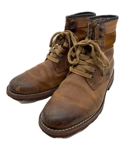 CLARKS（クラークス）CLARKS (クラークス) ハイカットブーツ/NAYLOR TOP ブラウン サイズ:7 1/2の古着・服飾アイテム