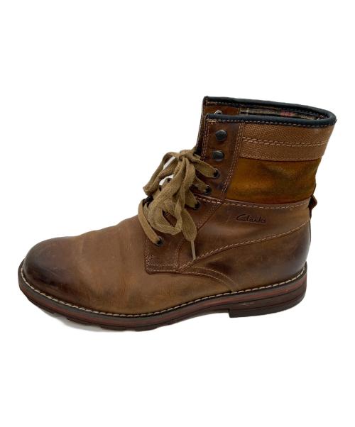CLARKS（クラークス）CLARKS (クラークス) ハイカットブーツ/NAYLOR TOP ブラウン サイズ:7 1/2の古着・服飾アイテム