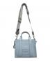 MARC JACOBS (マークジェイコブス) ザレザートートバッグスモール 水色：25000円