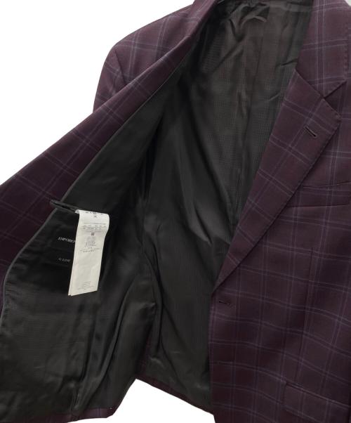 EMPORIO ARMANI（エンポリオ アルマーニ）EMPORIO ARMANI (エンポリオ アルマーニ) テーラードジャケット ブラウン サイズ:XLの古着・服飾アイテム