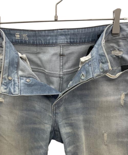 G-STAR RAW（ジースターロゥ）G-STAR RAW (ジースターロゥ) テーパードパンツ ブルー サイズ:SIZE 73.5cm (W29)の古着・服飾アイテム