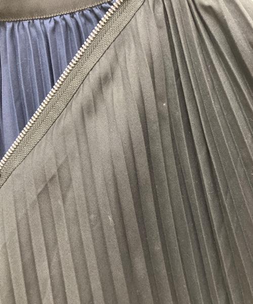 sacai（サカイ）sacai (サカイ) Cotton Poplin Zipper Skirt ブラック サイズ:1の古着・服飾アイテム