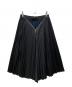 sacai（サカイ）の古着「Cotton Poplin Zipper Skirt」｜ブラック
