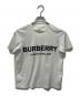 BURBERRY（バーバリー）の古着「フロントロゴプリントクールネック半袖Tシャツ」｜ホワイト