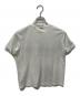 BURBERRY (バーバリー) フロントロゴプリントクールネック半袖Tシャツ ホワイト サイズ:SP：12000円