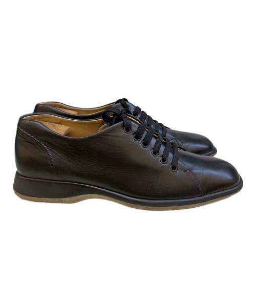 Salvatore Ferragamo（サルヴァトーレ フェラガモ）Salvatore Ferragamo (サルヴァトーレ フェラガモ) スクエアトゥーシューズ ブラック サイズ:25.5の古着・服飾アイテム