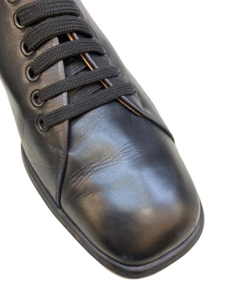 Salvatore Ferragamo（サルヴァトーレ フェラガモ）Salvatore Ferragamo (サルヴァトーレ フェラガモ) スクエアトゥーシューズ ブラック サイズ:25.5の古着・服飾アイテム