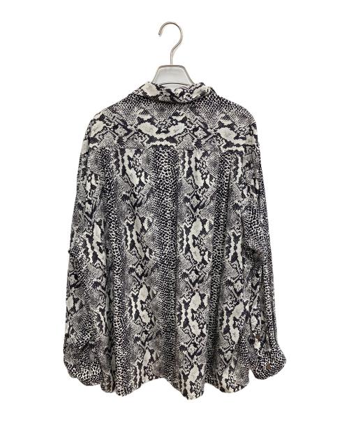 WACKO MARIA（ワコマリア）WACKO MARIA (ワコマリア) HAWAIIAN SHIRT L/S 長袖ハワイアンシャツ ホワイト×ブラック サイズ:SIZE XLの古着・服飾アイテム