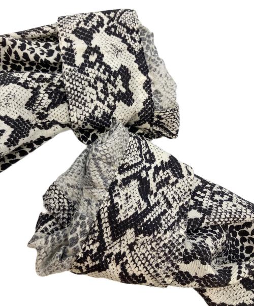 WACKO MARIA（ワコマリア）WACKO MARIA (ワコマリア) HAWAIIAN SHIRT L/S 長袖ハワイアンシャツ ホワイト×ブラック サイズ:SIZE XLの古着・服飾アイテム