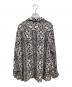 WACKO MARIA (ワコマリア) HAWAIIAN SHIRT L/S 長袖ハワイアンシャツ ホワイト×ブラック サイズ:SIZE XL：20000円