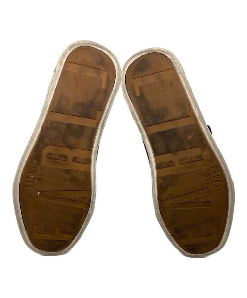 EARLE（アール）EARLE (アール) Hole cot velcro sneakers ブラック サイズ:SIZE 40の古着・服飾アイテム