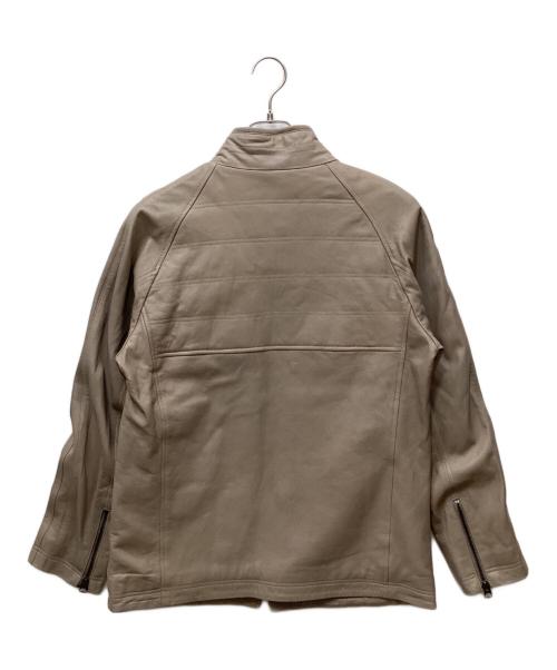 G-Stage（ジーステージ）G-Stage (ジーステージ) ラムレザージャケット ベージュ サイズ:50 未使用品の古着・服飾アイテム