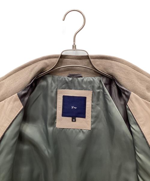 G-Stage（ジーステージ）G-Stage (ジーステージ) ラムレザージャケット ベージュ サイズ:50 未使用品の古着・服飾アイテム