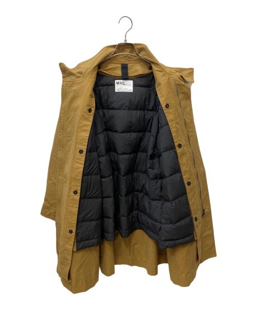 MHL（マーガレットハウエル）MHL (マーガレットハウエル) ダウンライナー付コート ブラウン サイズ:Mの古着・服飾アイテム