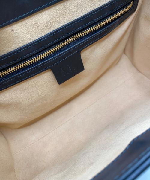 GUCCI（グッチ）GUCCI (グッチ) パドロックシグネチャートートバッグ ブラックの古着・服飾アイテム