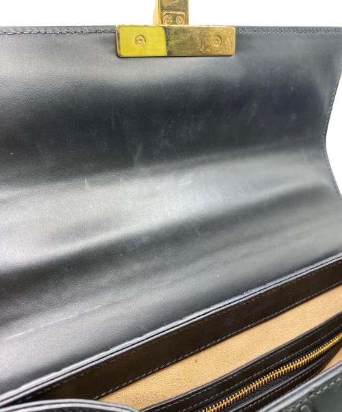 GUCCI（グッチ）GUCCI (グッチ) パドロックシグネチャートートバッグ ブラックの古着・服飾アイテム