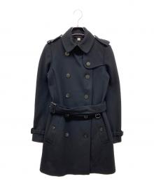 BURBERRY LONDON（バーバリーロンドン）の古着「ウールカシミヤトレンチコート」｜ブラック