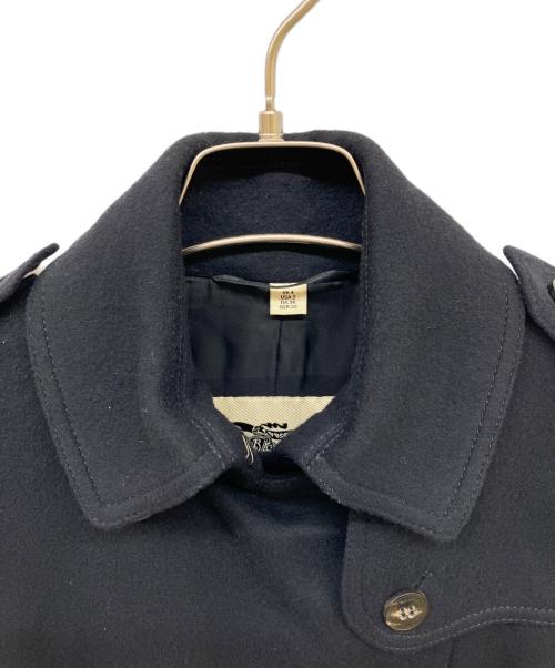BURBERRY LONDON（バーバリーロンドン）BURBERRY LONDON (バーバリーロンドン) ウールカシミヤトレンチコート ブラック サイズ:36の古着・服飾アイテム