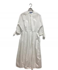中古・古着通販】PRADA (プラダ) ワンピース ホワイト サイズ:40