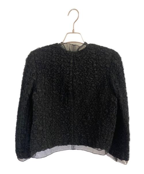 CHANEL（シャネル）CHANEL (シャネル) ノーカラージャケット ブラック サイズ:46の古着・服飾アイテム