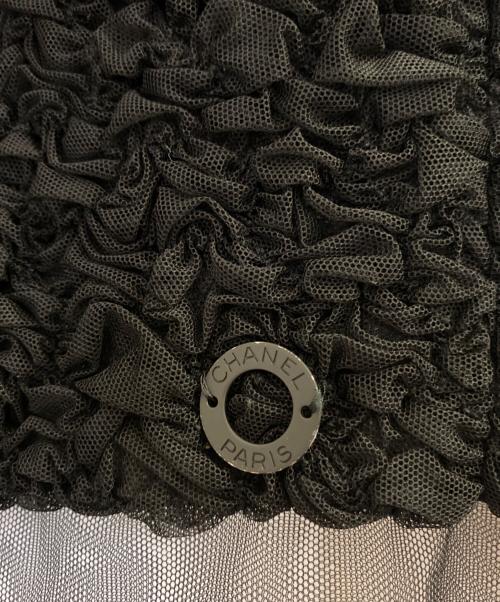 CHANEL（シャネル）CHANEL (シャネル) ノーカラージャケット ブラック サイズ:46の古着・服飾アイテム