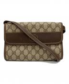 GUCCIグッチ）の古着「ショルダーバッグ」｜ブラウン