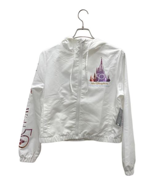 DISNEY（ディズニー）DISNEY (ディズニー) ジップパーカー ホワイト サイズ:Lの古着・服飾アイテム