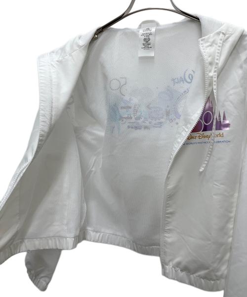 DISNEY（ディズニー）DISNEY (ディズニー) ジップパーカー ホワイト サイズ:Lの古着・服飾アイテム