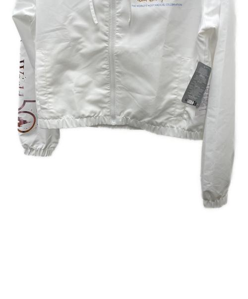DISNEY（ディズニー）DISNEY (ディズニー) ジップパーカー ホワイト サイズ:Lの古着・服飾アイテム