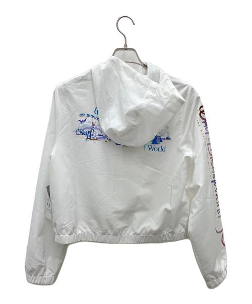 DISNEY（ディズニー）DISNEY (ディズニー) ジップパーカー ホワイト サイズ:Lの古着・服飾アイテム