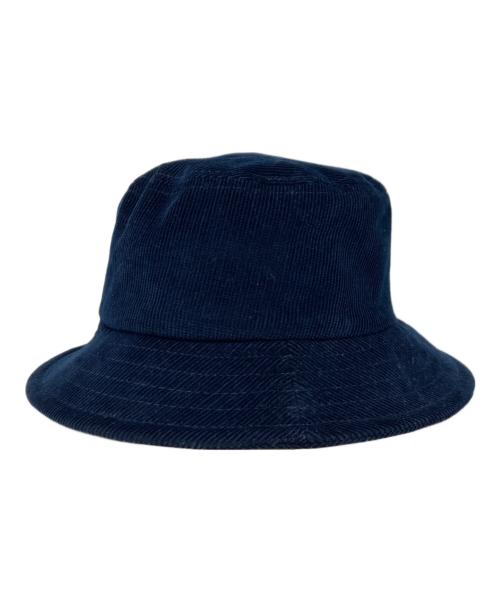 AMI Alexandre Mattiussi（アミアレクサンドルマテュッシ）AMI Alexandre Mattiussi (アミアレクサンドルマテュッシ) コーデュロイバケットハット ネイビー サイズ:1の古着・服飾アイテム