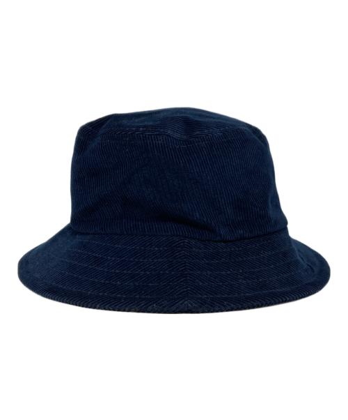 AMI Alexandre Mattiussi（アミアレクサンドルマテュッシ）AMI Alexandre Mattiussi (アミアレクサンドルマテュッシ) コーデュロイバケットハット ネイビー サイズ:1の古着・服飾アイテム