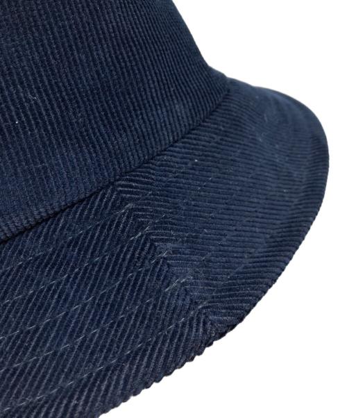 AMI Alexandre Mattiussi（アミアレクサンドルマテュッシ）AMI Alexandre Mattiussi (アミアレクサンドルマテュッシ) コーデュロイバケットハット ネイビー サイズ:1の古着・服飾アイテム