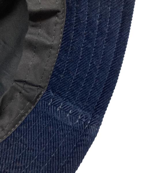 AMI Alexandre Mattiussi（アミアレクサンドルマテュッシ）AMI Alexandre Mattiussi (アミアレクサンドルマテュッシ) コーデュロイバケットハット ネイビー サイズ:1の古着・服飾アイテム