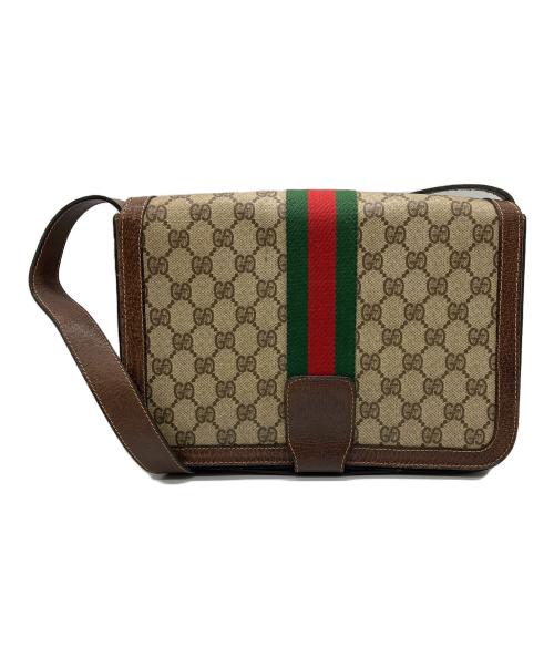 GUCCI（グッチ）GUCCI (グッチ) ワンショルダーバッグ ブラウンの古着・服飾アイテム