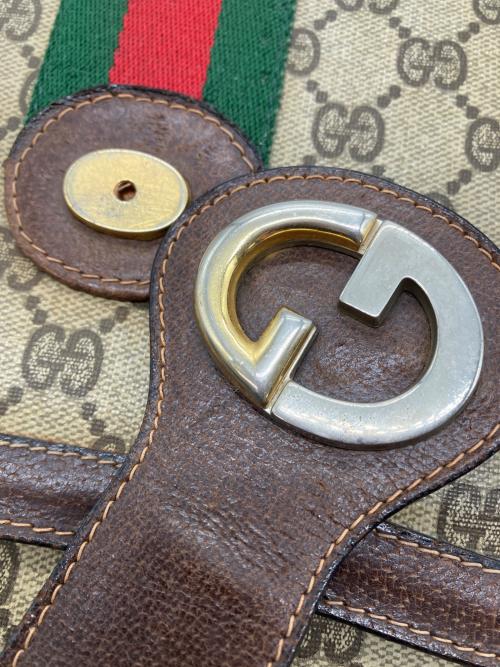 GUCCI（グッチ）GUCCI (グッチ) ワンショルダーバッグ ブラウンの古着・服飾アイテム