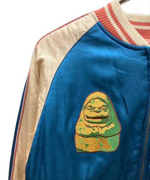 STUDIO GHIBLI（スタジオジブリ）STUDIO GHIBLI (スタジオジブリ) スカジャン ブルー サイズ:Lの古着・服飾アイテム