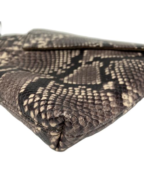 GIANNI CHIARINI（ジャンニ キアリーニ）GIANNI CHIARINI (ジャンニ キアリーニ) パイソン柄ショルダーバッグ サイズ:下記参照の古着・服飾アイテム