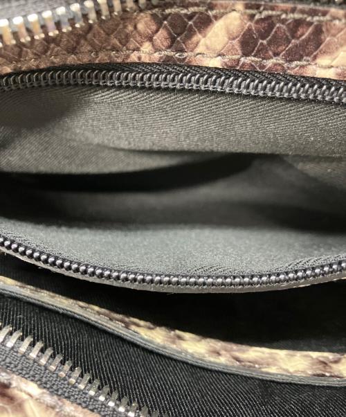 GIANNI CHIARINI（ジャンニ キアリーニ）GIANNI CHIARINI (ジャンニ キアリーニ) パイソン柄ショルダーバッグ サイズ:下記参照の古着・服飾アイテム