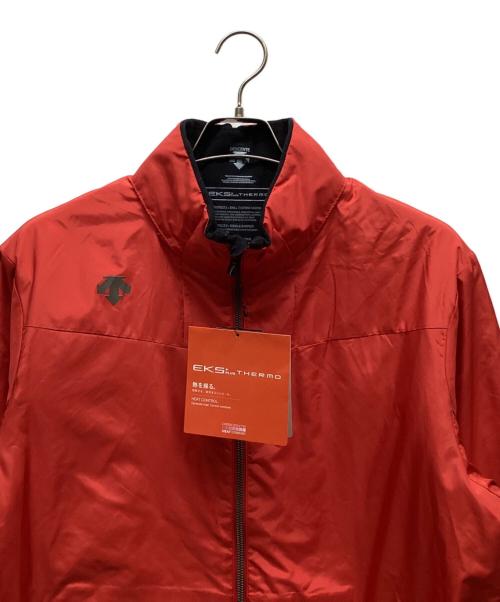 DESCENTE（デサント）DESCENTE (デサント) ウインドブレーカー レッド サイズ:O 未使用品の古着・服飾アイテム
