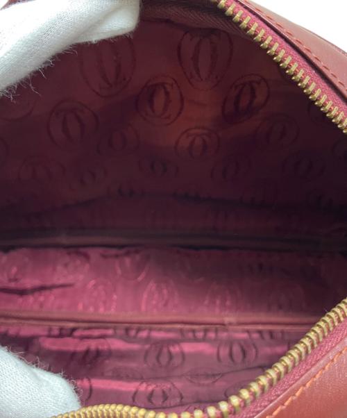 Cartier（カルティエ）Cartier (カルティエ) Cartier ショルダーバッグ レッドの古着・服飾アイテム