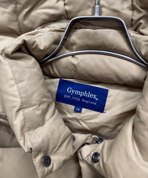 Gymphlex（ジムフレックス）Gymphlex (ジムフレックス) ダウンジャケット ブラウン サイズ:14の古着・服飾アイテム
