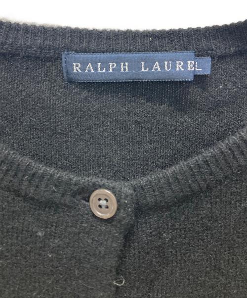 RALPH LAUREN（ラルフローレン）RALPH LAUREN (ラルフローレン) カシミヤカーディガン ブラック サイズ:Lの古着・服飾アイテム